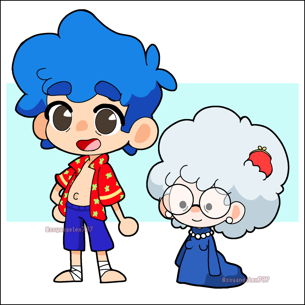 Les gusta mi estilo de caricatura?
Dibujito de mi apa y mi abu🤗🩵

#CoMPaS #timbavk #soyangelex707 #timbavkdibujo #timbavkfanart