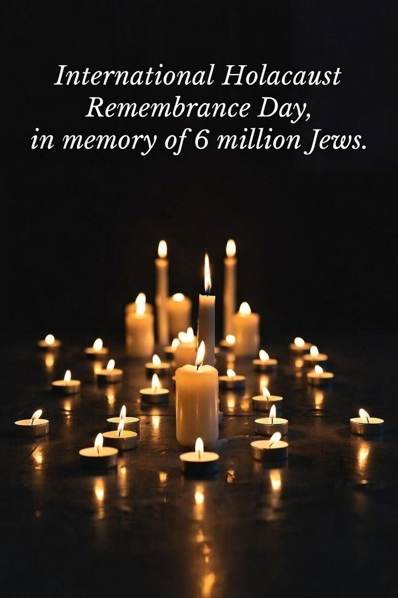 16 years ago I visited Poland on what was to be a life-altering, eye-opening, emotionally charged trip, visiting the sites where 6 million Jews were killed for being Jewish. 

Today I remember, honour and respect the lives lost #HolocaustMemorialDay🕯️✡️

#NeverAgain