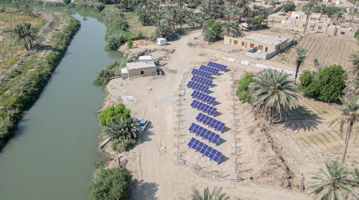 UNIraq's tweet image. في هذا الأسبوع وبمناسبة اليوم الدولي للطاقة النظيفة، أكد الأمين العام للأمم المتحدة أن التحول نحو الطاقة النظيفة أساس للعمل المناخي والتنمية المستدامة. وفي العراق، يعزز التوسع في هذه الحلول القدرة على الصمود ويدعم النمو الاقتصادي ويحمي البيئة. 
#SDG7