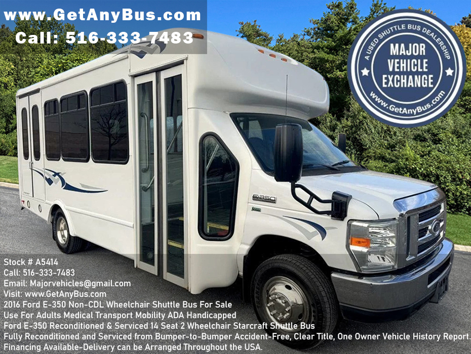 PreownedBuses's tweet photo. RECONDITIONED FORD E-350 Non-CDL WHEELCHAIR LIFT SHUTTLE BUS
 
SEE ALL 30 OF OUR SHUTTLE BUSES AND WHEELCHAIR VANS AT https://t.co/6lGf7ccIUz AND CALL CHARLIE AT 516-333-7483 https://t.co/IPMM1JgZ2t
