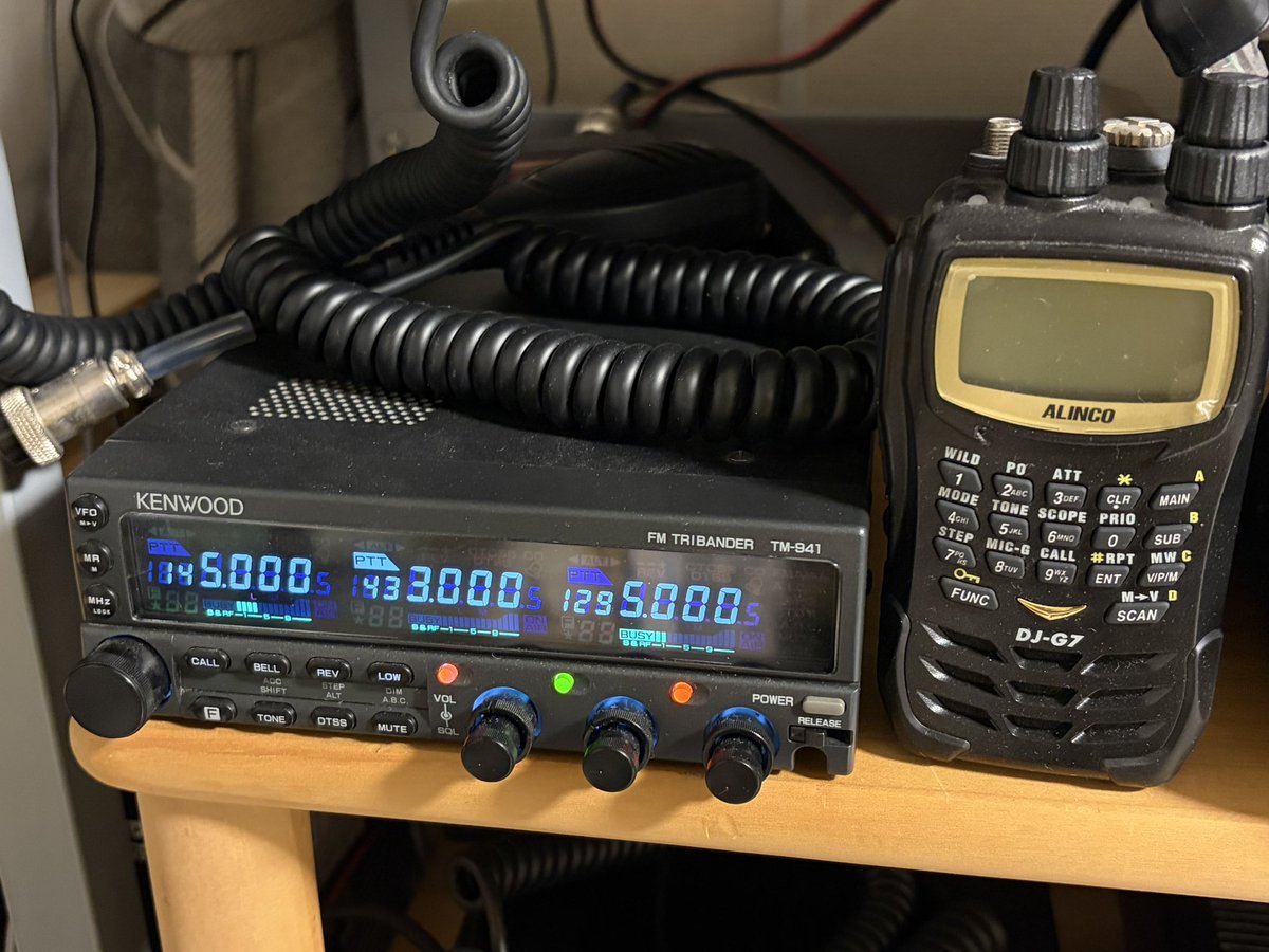 マジすか？ #KENWOOD #TM941 全部10wのトリプルだけど、こんなもんが5