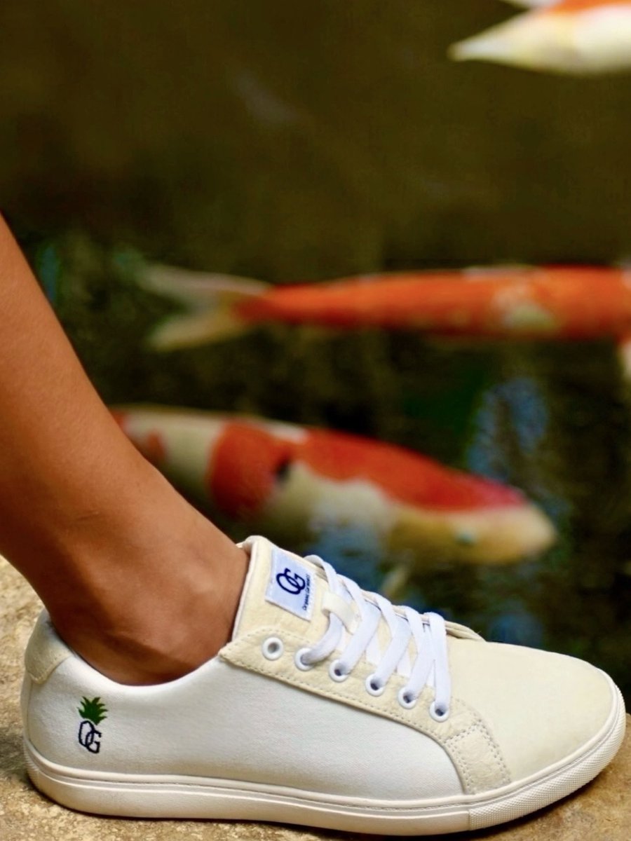 Hemp and pineapple, shaped by the tide. From seed to sole, every line baptized. Nature carved the channels—we followed the pull. Organic cushioning, buoyant and full. Reborn soles where the current hums. Rooted in nature. Plant your feet. #og #hemp #pineapple #organiccotton