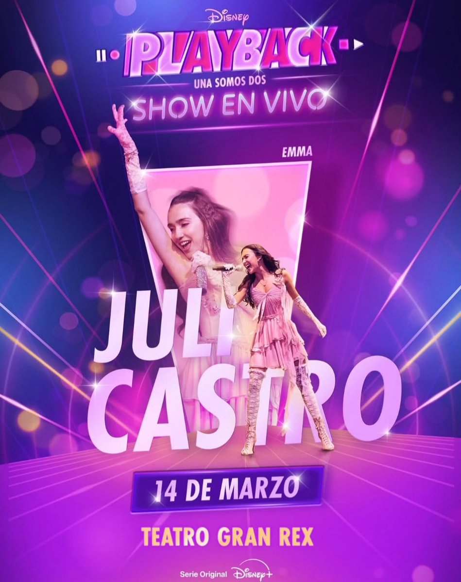 Chismesconuri's tweet photo. NUEVOS POSTERS DE PLAYBACK 💜🥹
#PlaybackDisney #JuliCastro #AntoPodesta #ValenG https://t.co/wgZSQekUGo