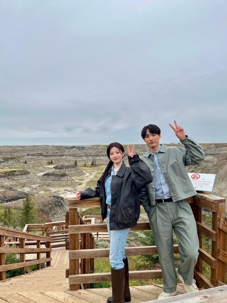 gyjbase's tweet image. Sota Fukushi posts new adorable behind the scenes photos with Go Younjung via his Instagram account. 

“Go Younjung was always so bright and friendly— she’d casually start conversations, which made every moment really fun.”