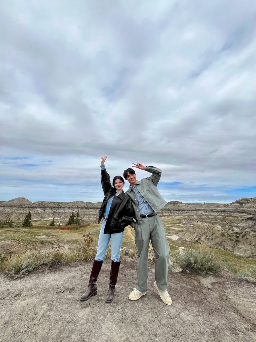 gyjbase's tweet image. Sota Fukushi posts new adorable behind the scenes photos with Go Younjung via his Instagram account. 

“Go Younjung was always so bright and friendly— she’d casually start conversations, which made every moment really fun.”