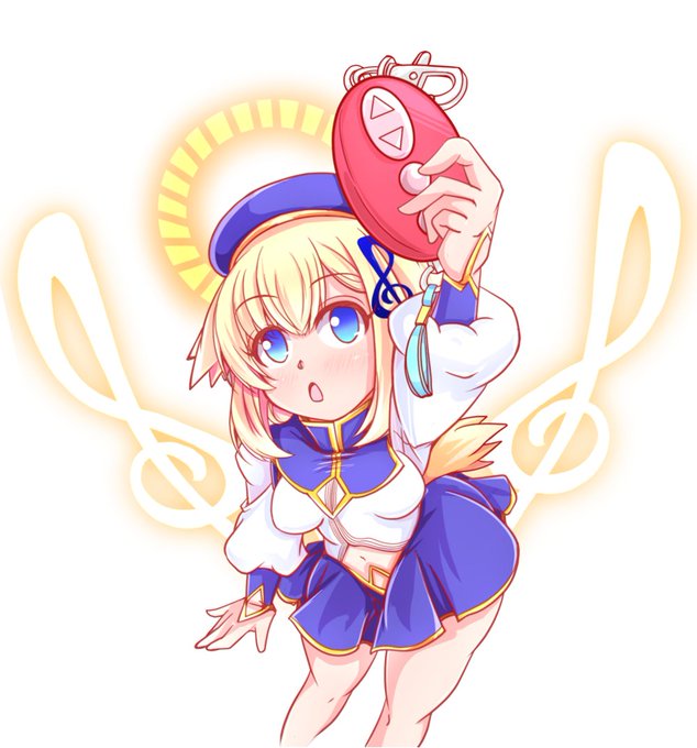 ランクマッチの裏で描いてた、ブラスちゃん全身図 