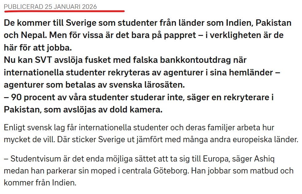 Vill ett företag anställa någon, eller ett universitet ta emot studenter eller forskare, så ska de såklart få göra det inom rimliga gränser så att det inte blir privata vinster och offentliga kostnader. Men att göra ett förenklande svepavtal med ett land, fyllt av miljarder
