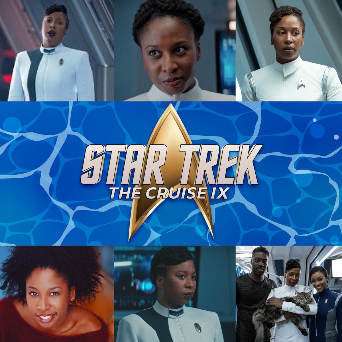coolwatersprods's tweet photo. Medical officer reporting to @startrekcruise for duty! Raven Dauda is an incredible human, and of course we love her as Dr. Pollard in Discovery. She will fit right in with the best fans on the high seas! 🚢🖖❤️ #StarTrekCruise https://t.co/nU0NZIGrkz
