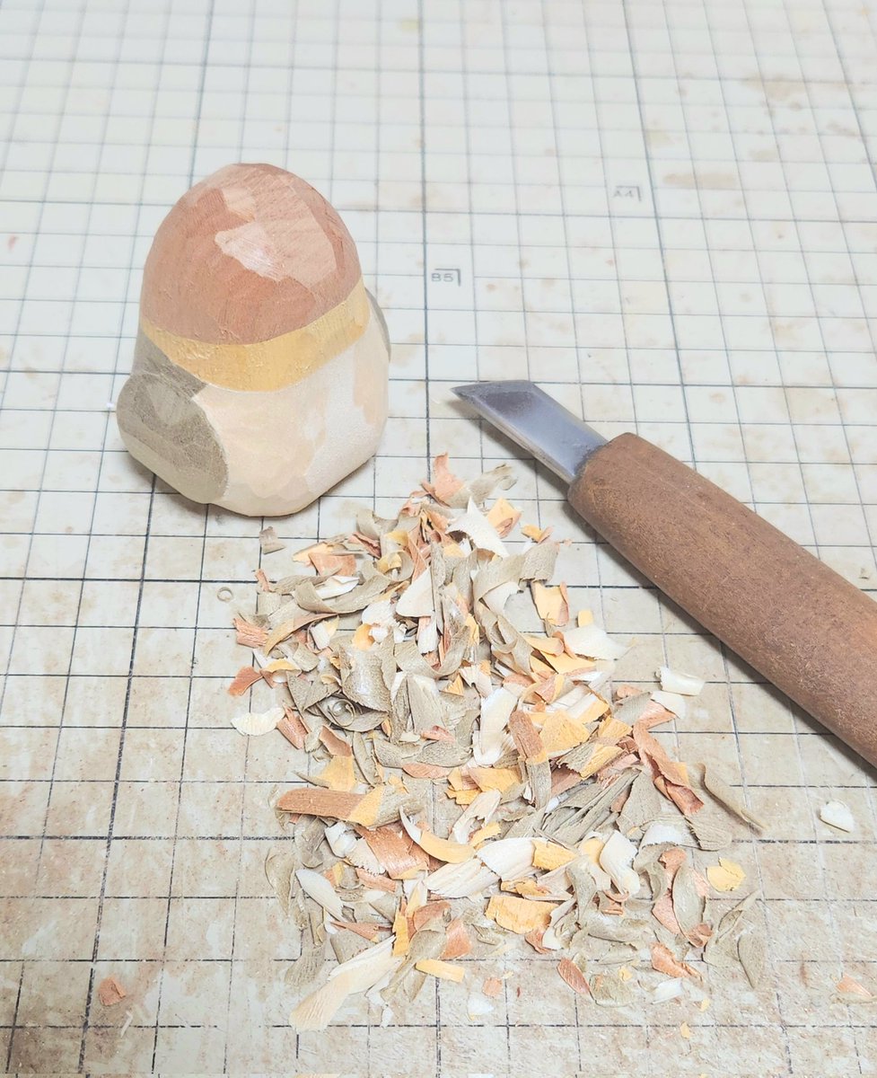 木くずがカラフルでかわよい…😳🧡 試作一発成功したので #ことり万博