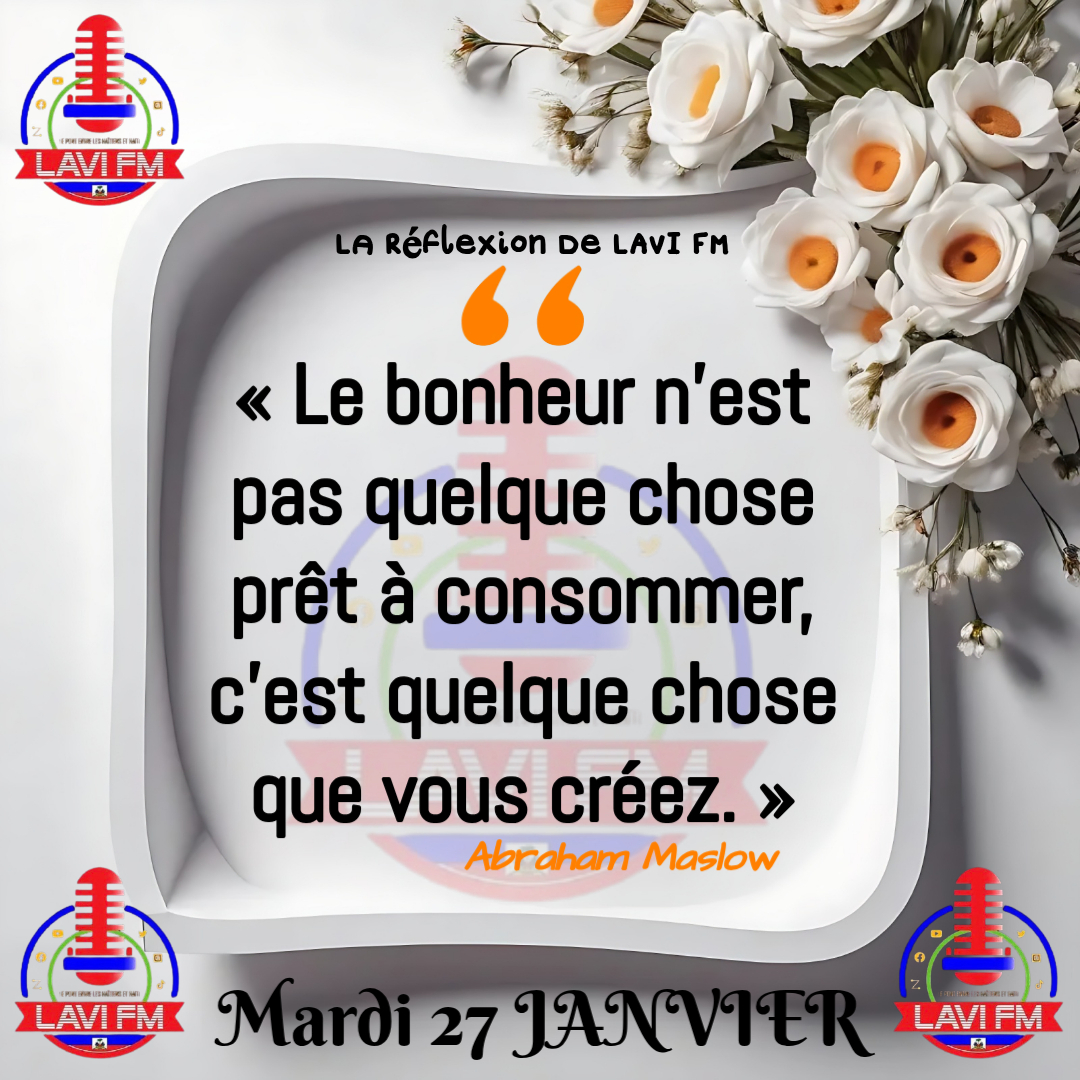 LA RÉFLEXION DE LAVI FM