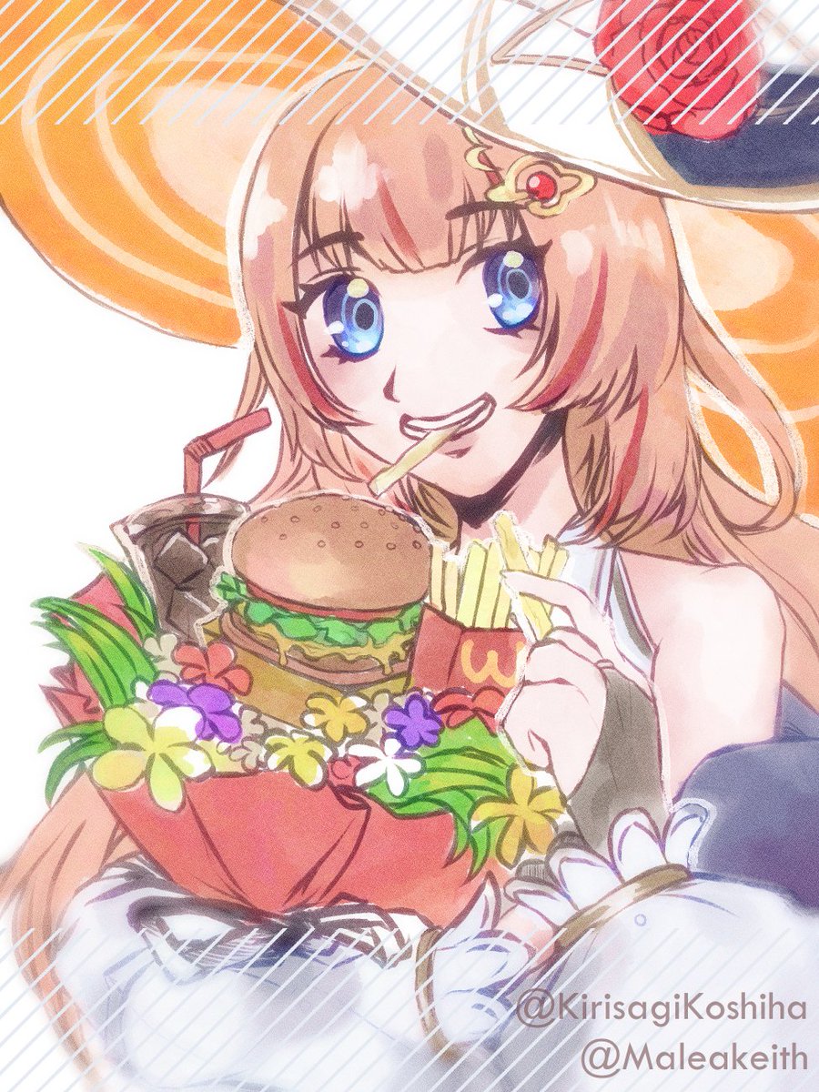 Maleakeith's tweet image. ยินดีสำหรับวันเดบิวต์ด้วยค่า🥳💐🍔🍟
#ARTselotte