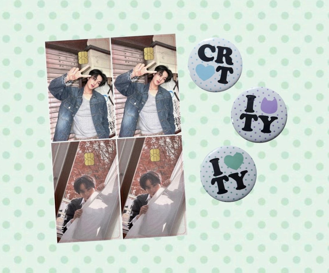 ziz4i4's tweet image. 2026 CRAVITY FAN-CON 
&amp;lt;VITY FESTA&amp;gt;

#RT 태영 카드스티커 나눔합니다 
🐱 수량: 총 10장
🐱 일자: 2/7 첫콘

저번 콘서트때 제작했던 뱃지도 소량 남아있어서 원하시면 당일날 따로 말씀해주세요! 
#크래비티 #CRAVITY #태영 #TAEYOUNG