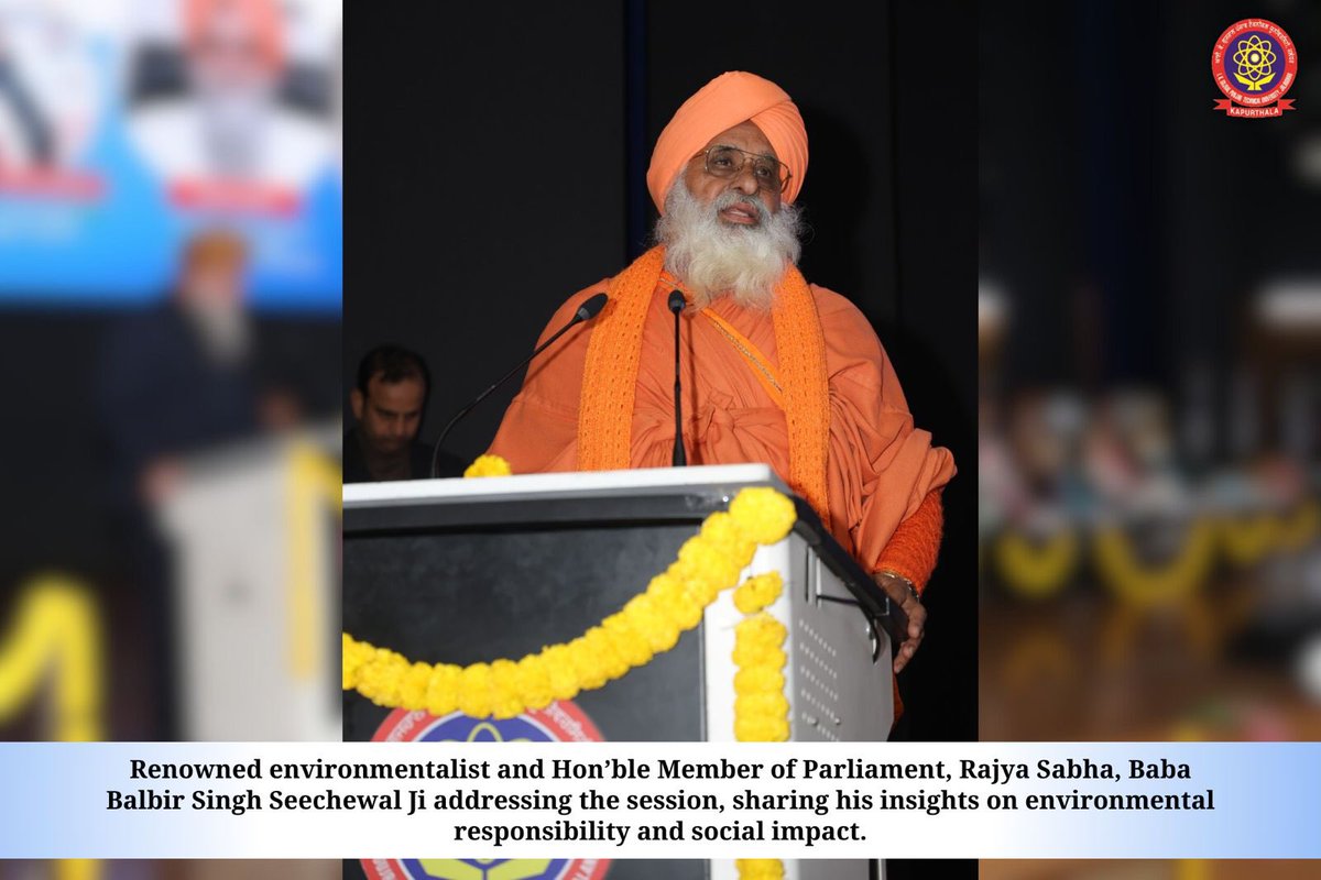 IKGujralPTU's tweet image. Chief Guest Speaker S. Kultar Singh Sandhwan, MP Sant Baba Seechewal, VC Prof. Susheel Mittal &amp;amp; UBSS Pres. Dr. Garry Malhotra discussed global pathways. Joined by Sh. Bal Mukund Sharma &amp;amp; Manjit Singh Sidhu. Signed with Min. S. Harjot Singh Bains. 
#IKGPTU #UBSS
