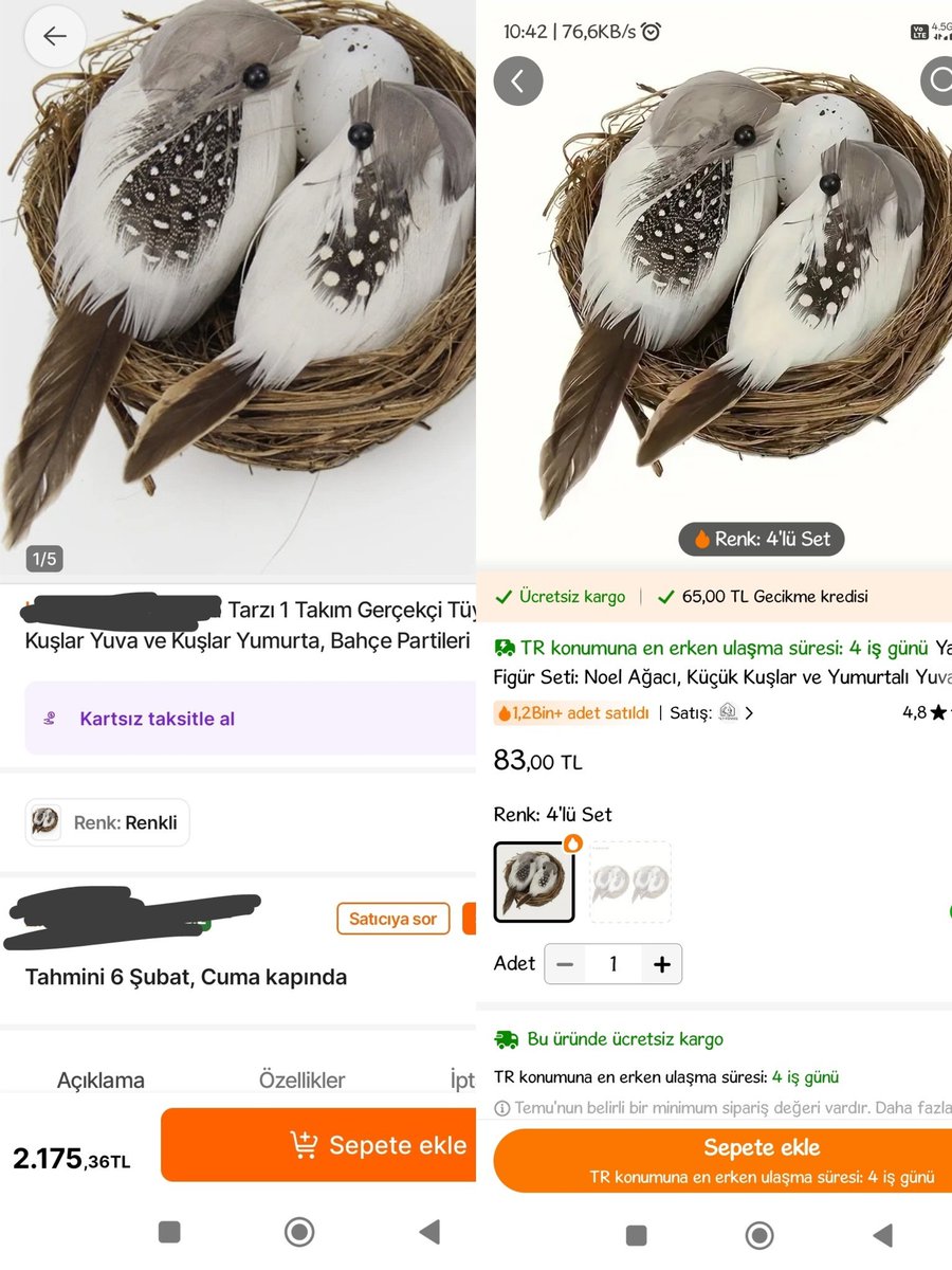 TEMU: 83 TL

TÜRKİYE: 2175 TL

TEMU neden kapatıldı şimdi anladınız mı?