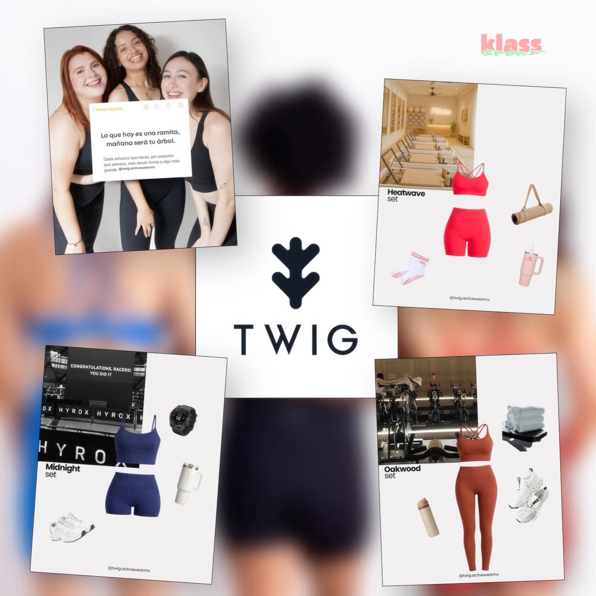 KlassSport's tweet image. frío?…actívate con #twig ! 🤸🏻‍♂️🧘🏻‍♀️🌱💪🏼#activewear #lifestyle #sport #girlpower