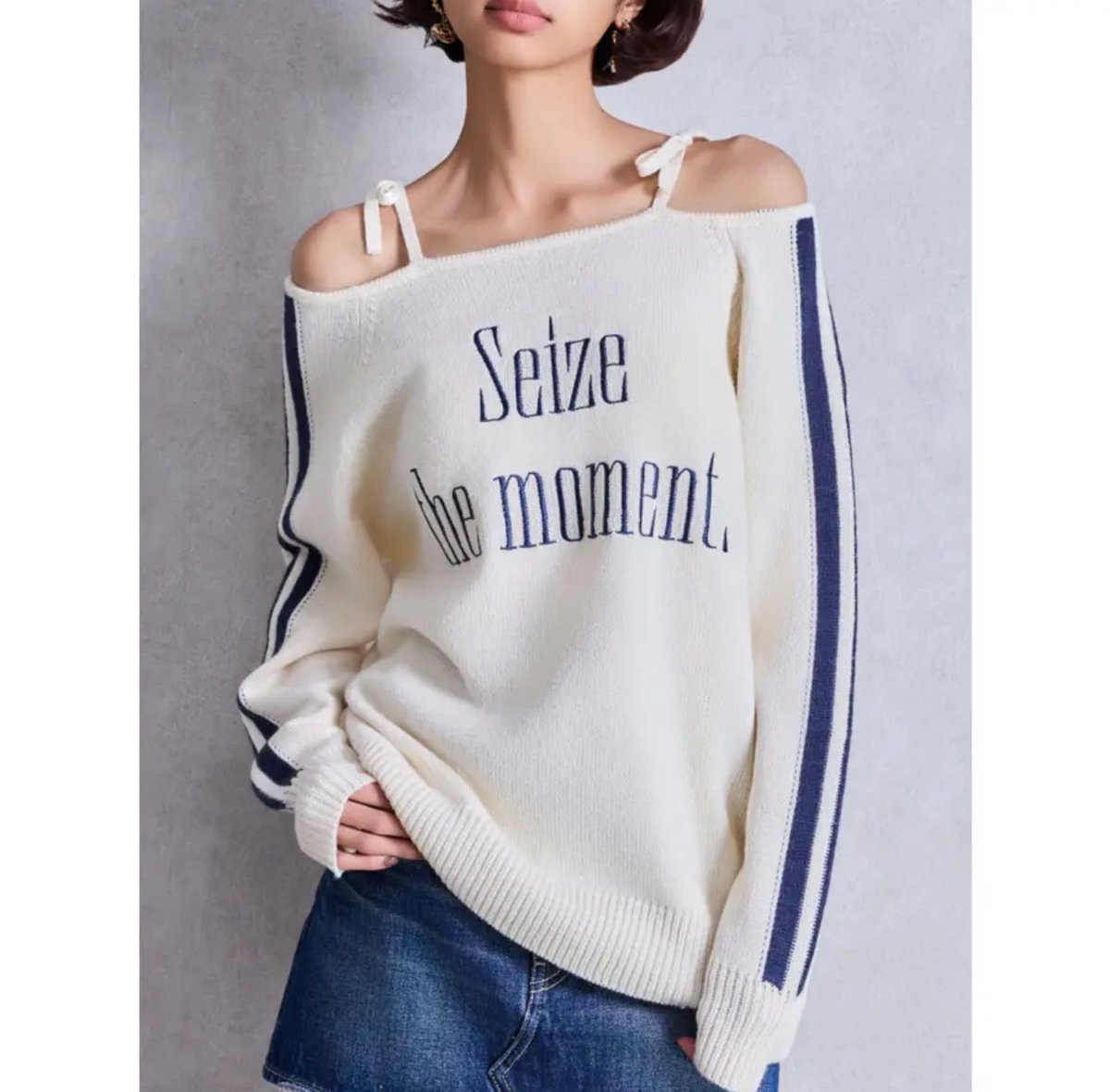 GYDA 6点まとめ売り Shoplist pick up item! Seize the momentオフショルリボンニット