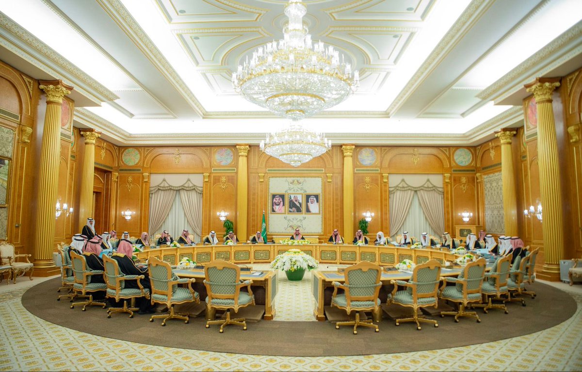 Badermasaker's tweet image. سمو سيدي #ولي_العهد الأمير #محمد_بن_سلمان يرأس جلسة #مجلس_الوزراء في الرياض.