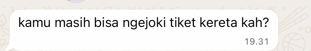 peacchlight's tweet image. terharu punya langganan😭😭😭

jastip jaswar kereta KAI lebaran