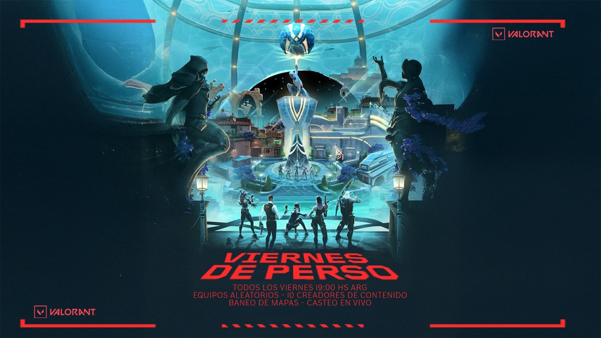 ME COMPLACE PRESENTARLES 🥲:✨ #ViernesDePerso ✨

Un proyecto nuevo que llevare acabo todos los viernes 19 hs en mi canal de Twitch

Seguro recuerden el benefico que hice hace algunos meses. Bueno, misma finalidad

10 creadores, se banean mapas y se juega un BO3 CASTEADO 🎙️🔥