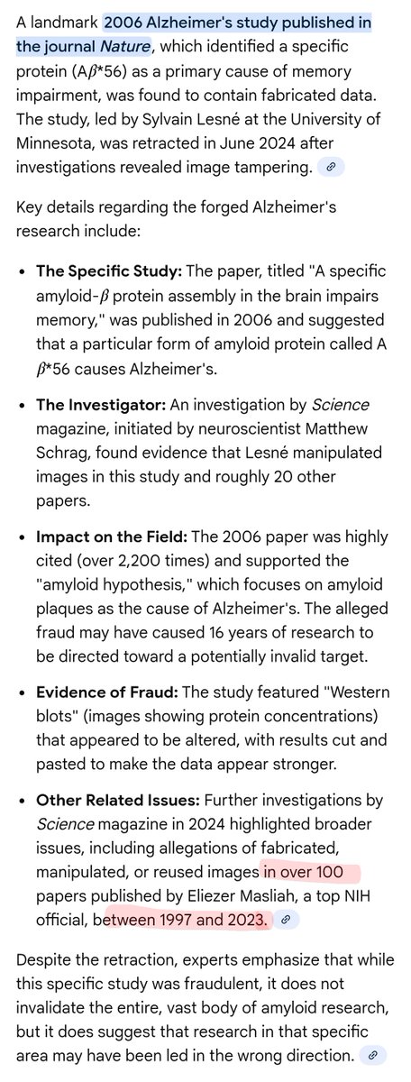 3dom13's tweet photo. The medical/health industry is almost entirely based on fraud, scam, contradiction, forgery, pseudoscience, greed &amp; outright lies where the industry thrives on the gullibility of the layman.

i.e. Alzheimer's disease is where all of the above is applied to benefit the industry. https://t.co/x9AFESmt6E