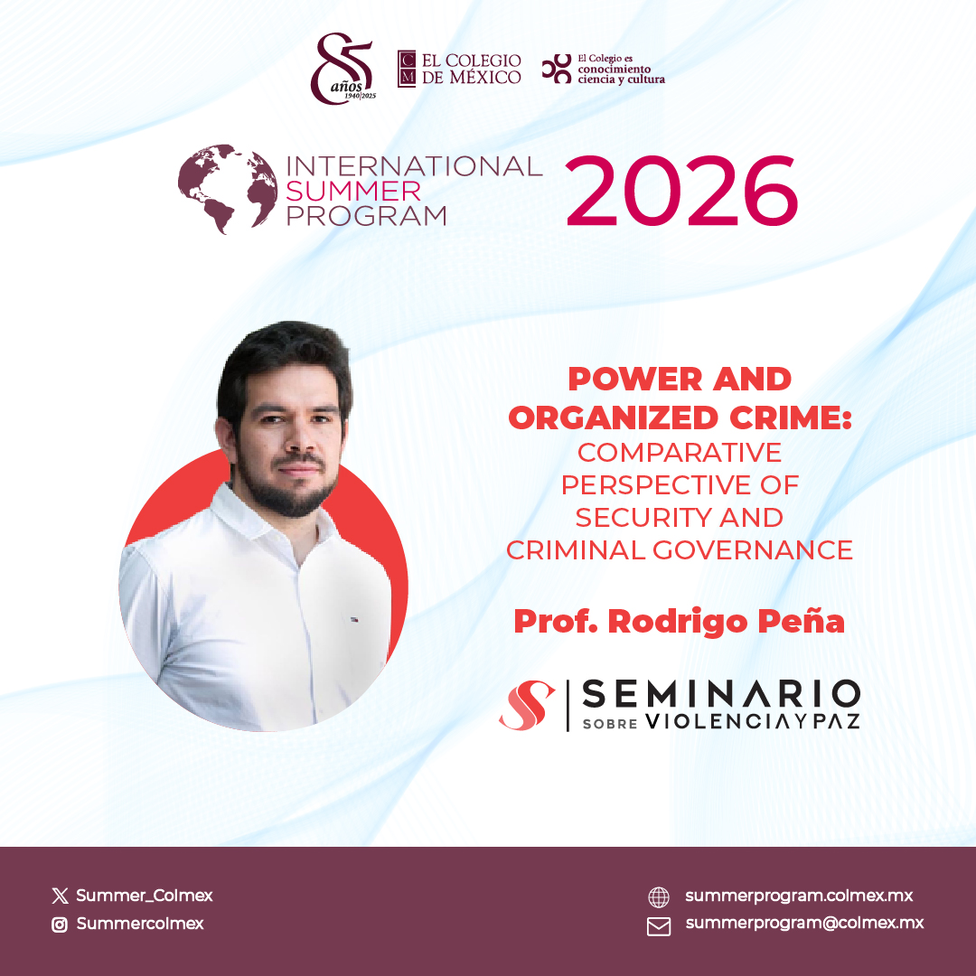 📢📖 Explore the complexities of #Security &amp; #CriminalGovernance! 🌍
Delve into history, economics, international relations, and more with experts at <a href="/elcolmex/">El Colegio de México</a> &amp; <a href="/SViolenciayPaz/">Seminario sobre Violencia y Paz</a>! 🤓🔍
🗓️ Deadline: May 15th
📍 summerprogram.colmex.mx/en/admission
#ISP2026