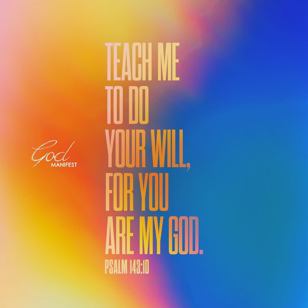 Psalms 143:10 NASB
Teach me to do Your will, for You are my God; let Your good Spirit lead me on level ground.

#jesus #jesuschrist #JesusIsLord #ChristisKing #JesusSaves