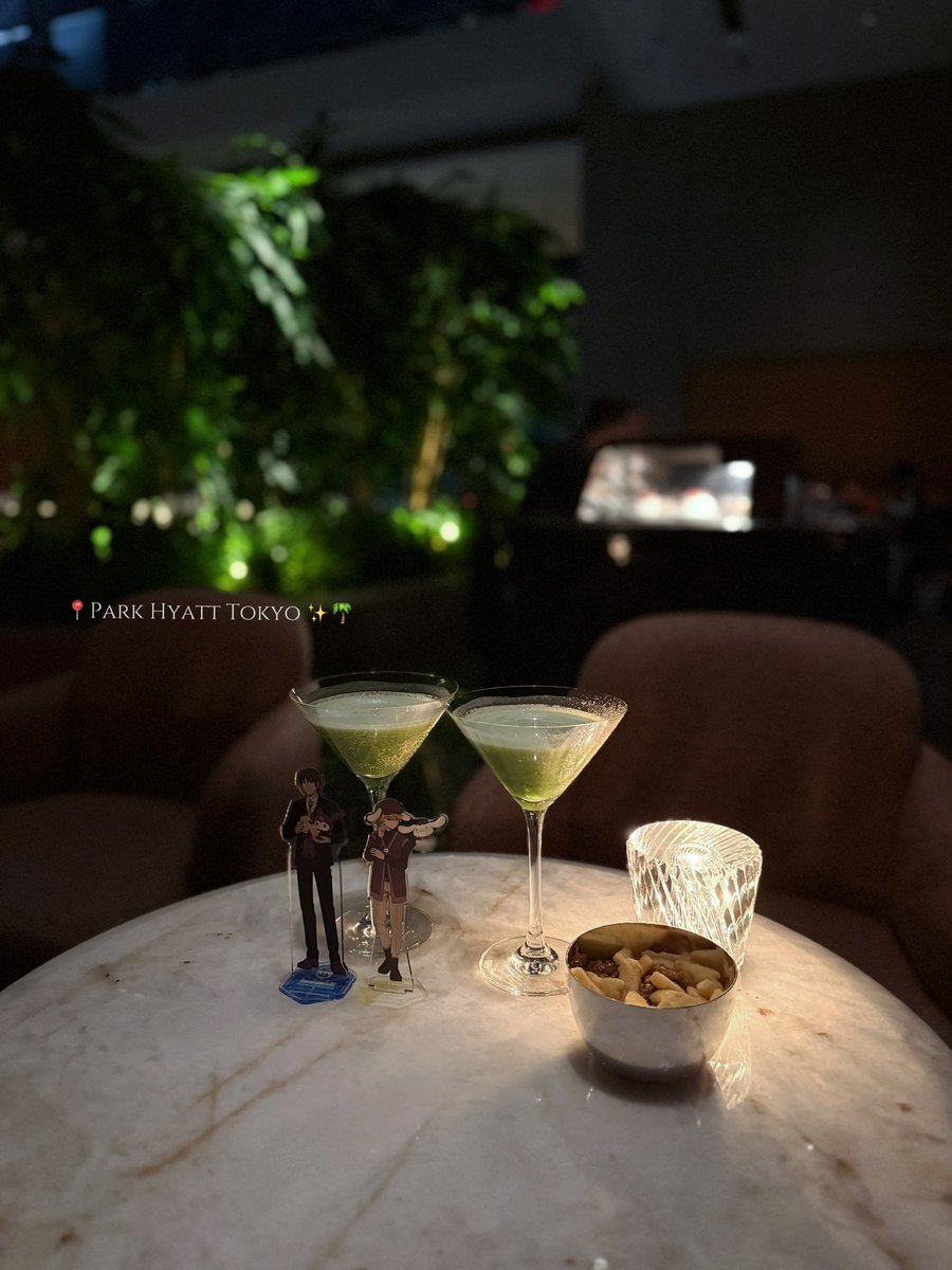 triggeron_'s tweet image. ピークバーの抹茶カクテル🍵🍸⸝⋆