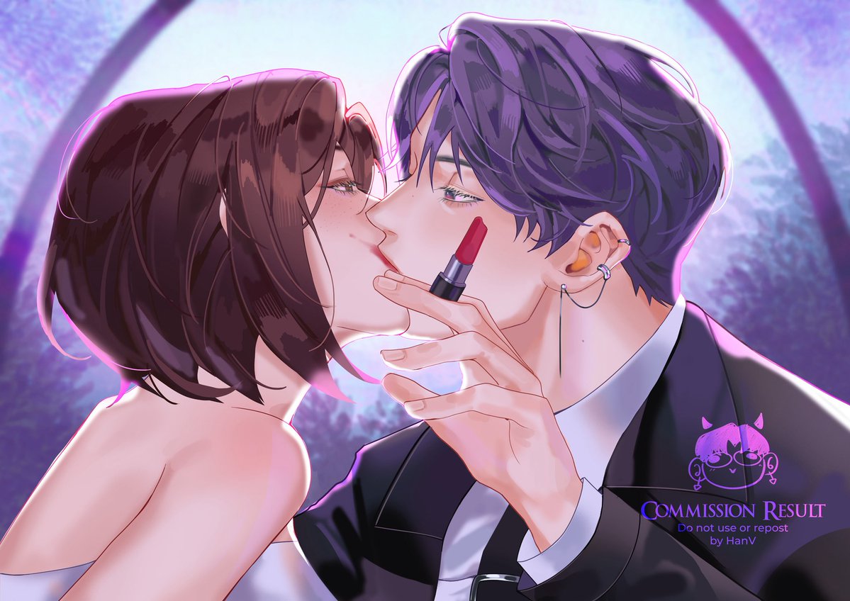 Stained. 💋 

𓇼 ⋆.˚ 𓆉 𓆝 𓆡⋆.˚ 𓇼
Art by <a href="/HanV3001/">hanV | commission waitlist</a>