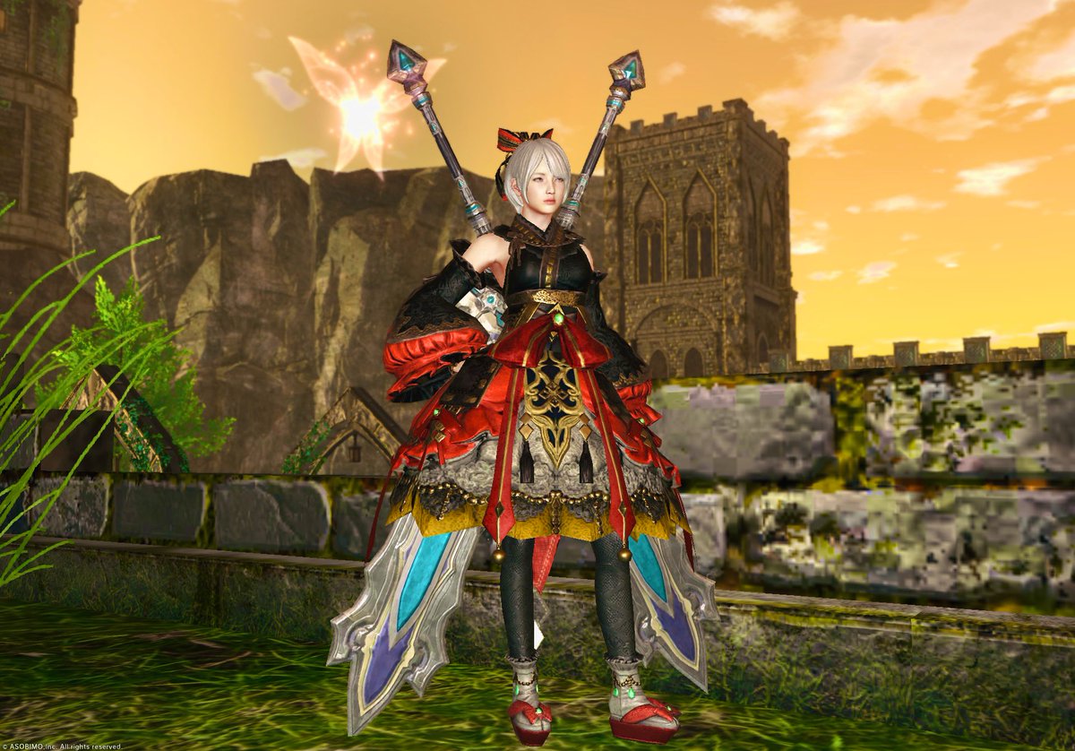 fiq_ebg's tweet photo. 攻城戦おつかれ様でした〜🏰
家の事などで最近まともに
イン出来ておらずですが…

何とか参加させていただきました🙇‍♀️

お正月に一発でゲットした
大本命衣装で攻城戦出場55回目💃
気づけばMMO歴5年目🎉

攻城戦はハラハラ感も良いですよね。
蘇生もありがとうございました(*_ _)

#ＭＭＯ
#エターナル https://t.co/UlPYYso31R