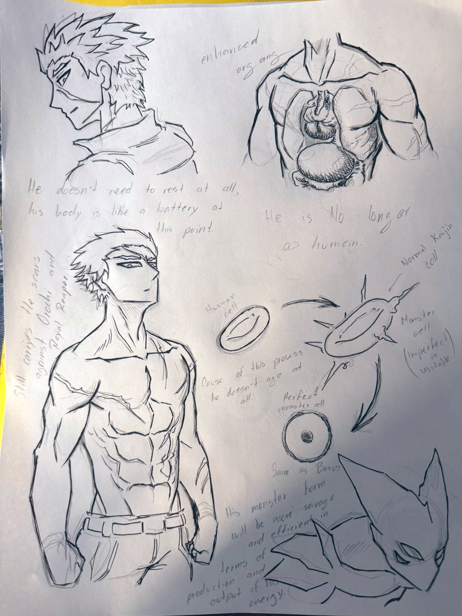 KM_miguelrandom's tweet photo. Creo que si mejore lo suficiente el estilo de dibujo y el diseño en general, de paso anoté un poco sobre algunos datos de Garou en el fic. Alguien con una larga vida como el guarda muchos secretos. 
#fanart 
#OnePunchMan 
#MyHeroAcadamia 
#Garou https://t.co/d5SwMImFBb