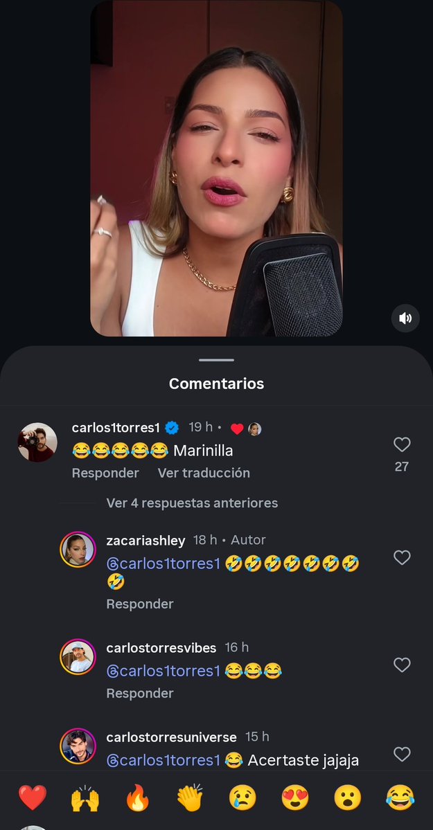 tropicharleimy's tweet image. MARICAAA JAJAJAJSHSH, la tipa diciendo que los C se odian detrás de cámaras, el comentario de carlos 🤣🤣🤣🤣 él está en todo