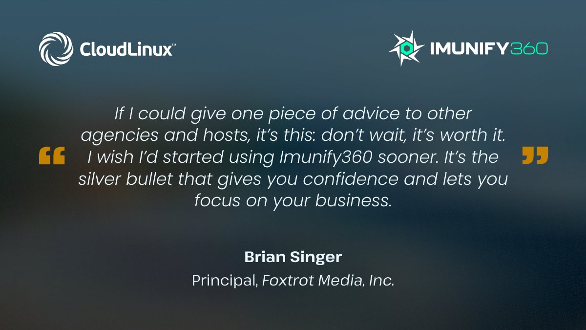 CloudLinuxOS tweet media
