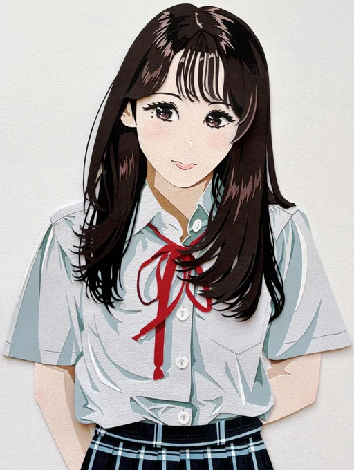 なっすちゃん、20歳の誕生日おめでとうございます!!これからの活躍も心の底から応援しています!!! (私の全力の表現です。紙の切り貼りのみで推しを作っています…!) #野中ここな生誕祭2026