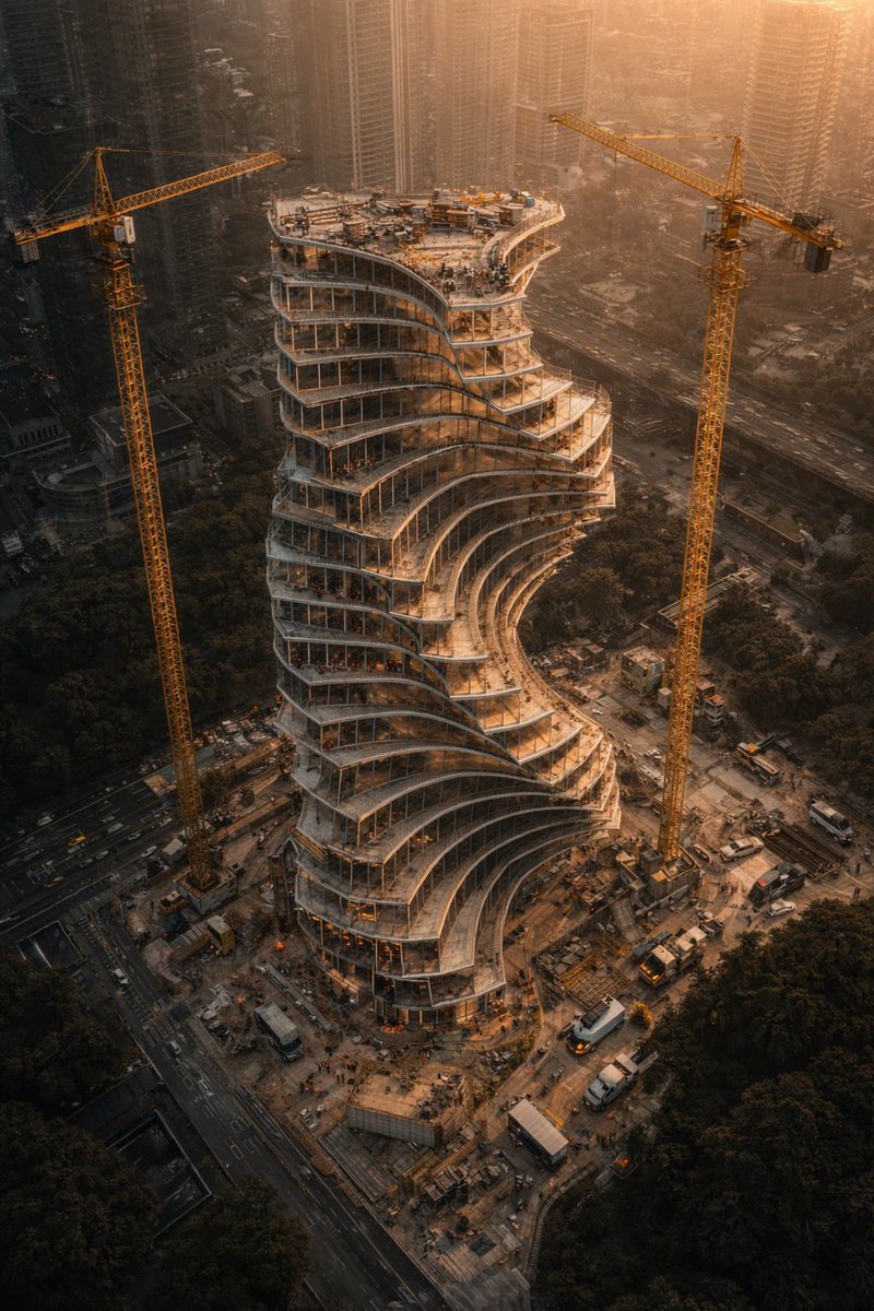 archbga's tweet photo. Helix Tower Two

#Grasshopper3D #ParametricDesign #ComputationalDesign #GenerativeDesign #AlgorithmicDesign #Rhino3D #VisualProgramming https://t.co/sYbRZ66OLC