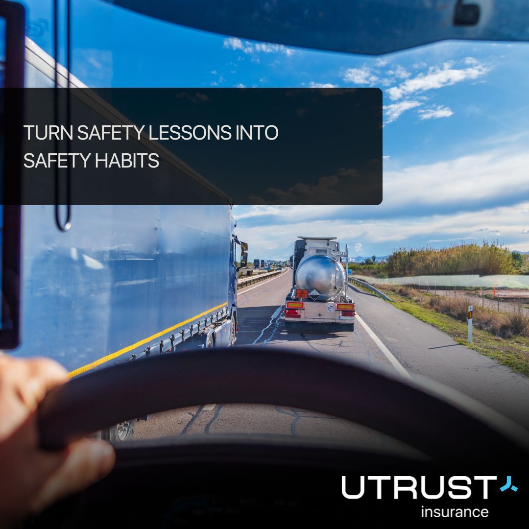 utrustinsurance's tweet image. Safety training isn’t one-and-done.
If it’s not reinforced on the job, it’s forgotten fast.

✅ Coach in real time
✅ Use checklists
✅ Keep safety visible

Don’t just train - embed it.

#FleetSafety #TruckingInsurance #UTRUSTInsurance #TruckingSafety