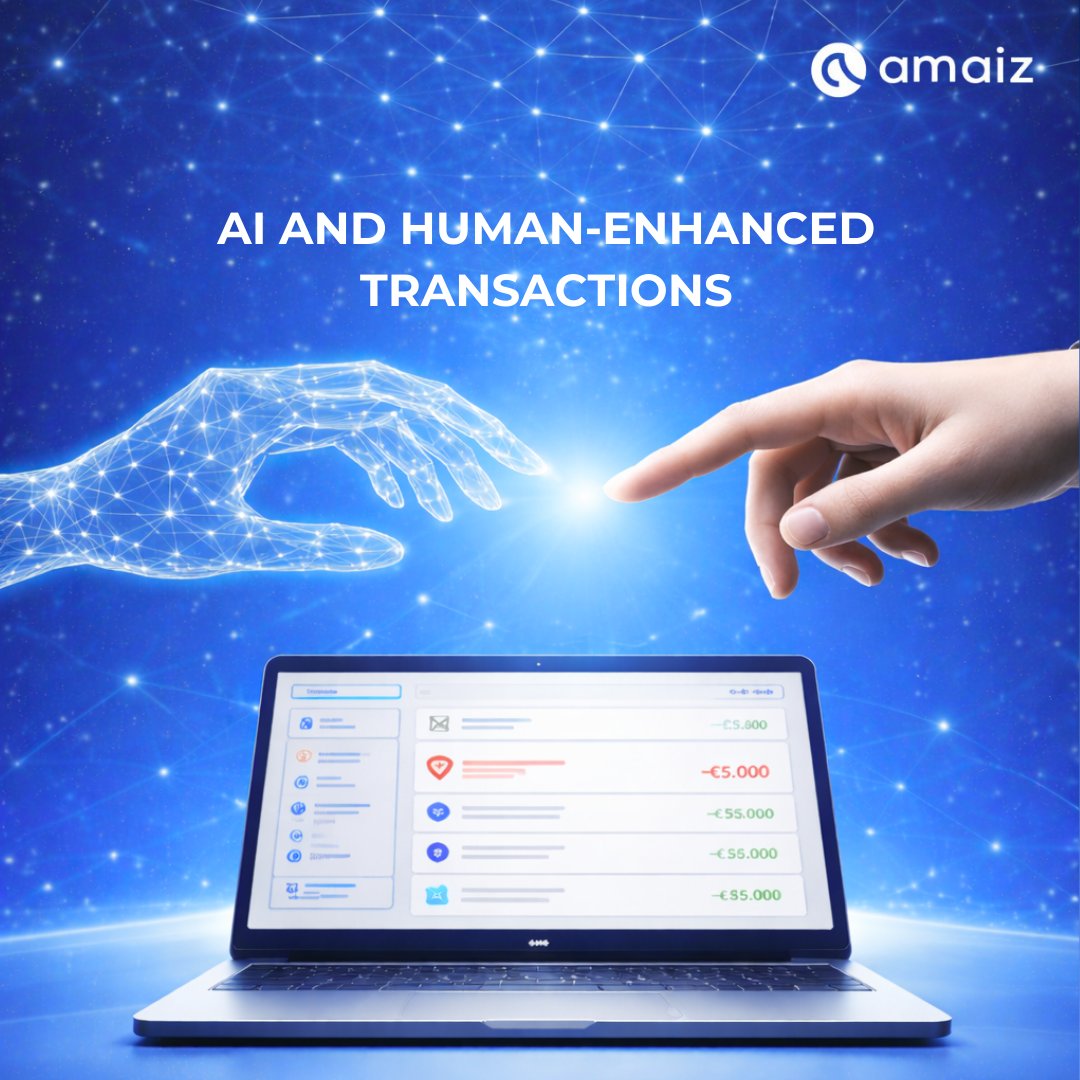 AmaizFinance's tweet photo. An unusual transaction triggered our AI.
A human stepped in.
Result? Faster, smarter fraud detection.
Together, they reduce false positives and spot real risk faster.
Intelligent banking, with a human touch.
#Amaiz #FraudPrevention #HumanInTheLoop #FinTech #Payments https://t.co/rmV2eujlj2