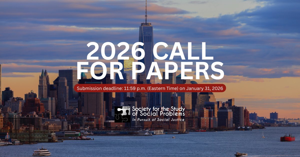 The Society for the Study of Social Problems tweet media