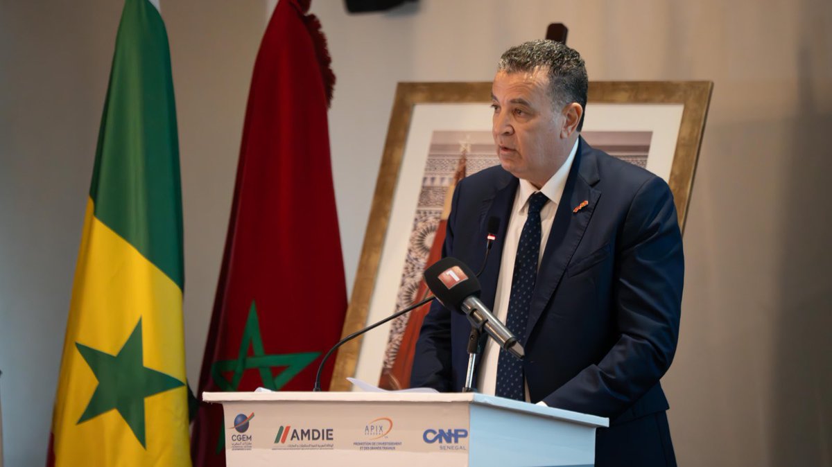 AljChakib's tweet photo. Le Maroc 🇲🇦 &amp; le Sénégal 🇸🇳 ont une relation de longue date fondée sur la confiance, le respect et une réelle proximité. Le Forum d’aujourd’hui en a été une illustration forte, tant par la forte mobilisation des entreprises que par la richesse des échanges. https://t.co/Gi1burGAyv