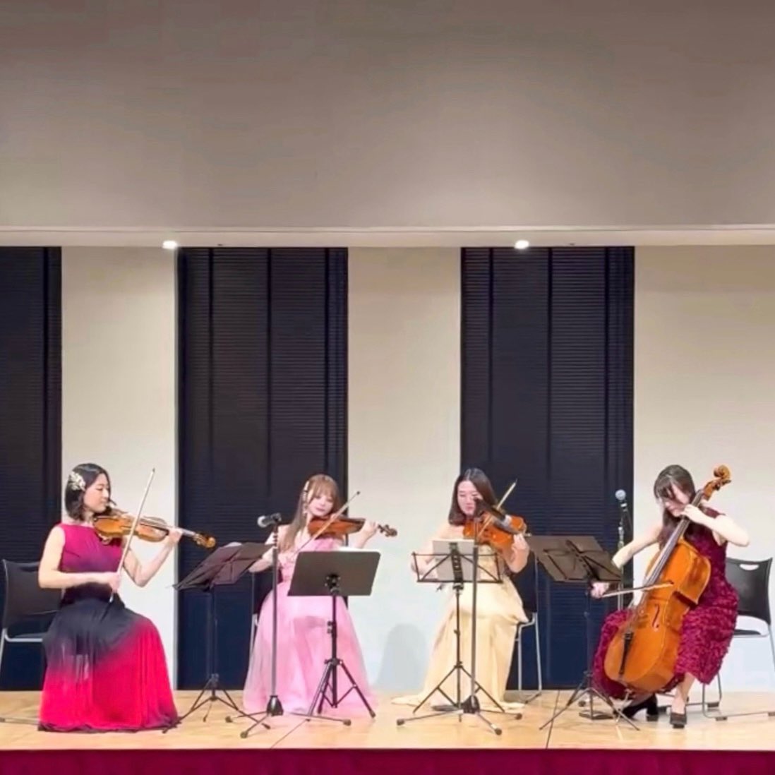 kira44_official's tweet image. 大腸がん研究会の懇親会にてカルテットで演奏をさせていただきました🎻

素敵な機会をいただき、心より感謝いたします。

誠にありがとうございました！

#quartet
#violinist