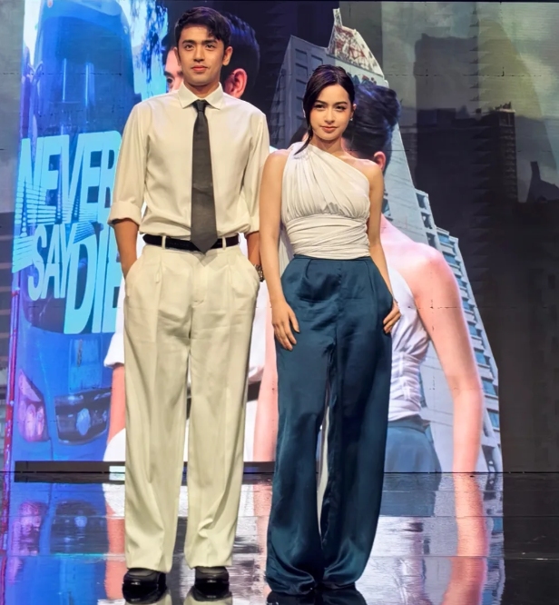 PinaysInShowbiz's tweet photo. "Never Say Die" starring David Licauco and Jillian Ward premieres on GMA Primetime starting February 2nd. (images: kapusopr)

#DavidLicauco 
#JillianWard https://t.co/XwuOe71l8i