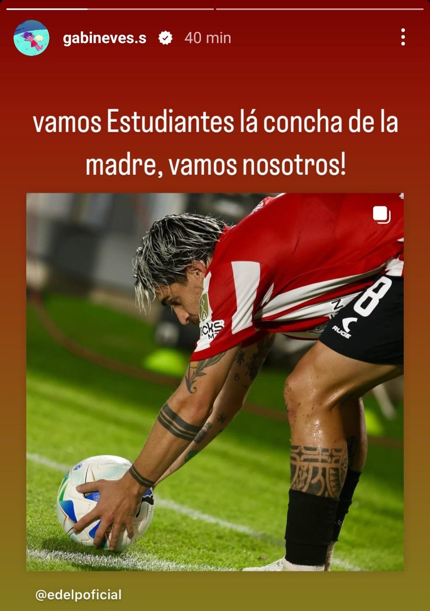 vamos Estudiantes lá concha de la madre, vamos nosotros!