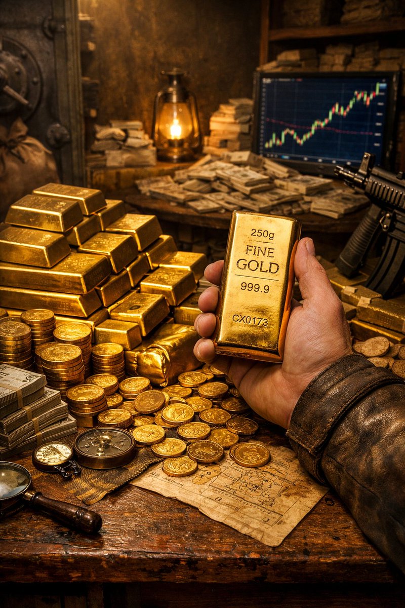 Nathyelerw's tweet image. Ouro em máxima histórica 📈
Mas o verdadeiro upgrade é esse: ganhar rendimento em ouro sem precisar vender seu ouro. 🪙✨
Descobri a @orogoldapp  — ouro tokenizado na Solana, 100% lastreado e auditado, com yield real de 3–4% ao ano pago em ouro.
Isso é RWA de verdade.