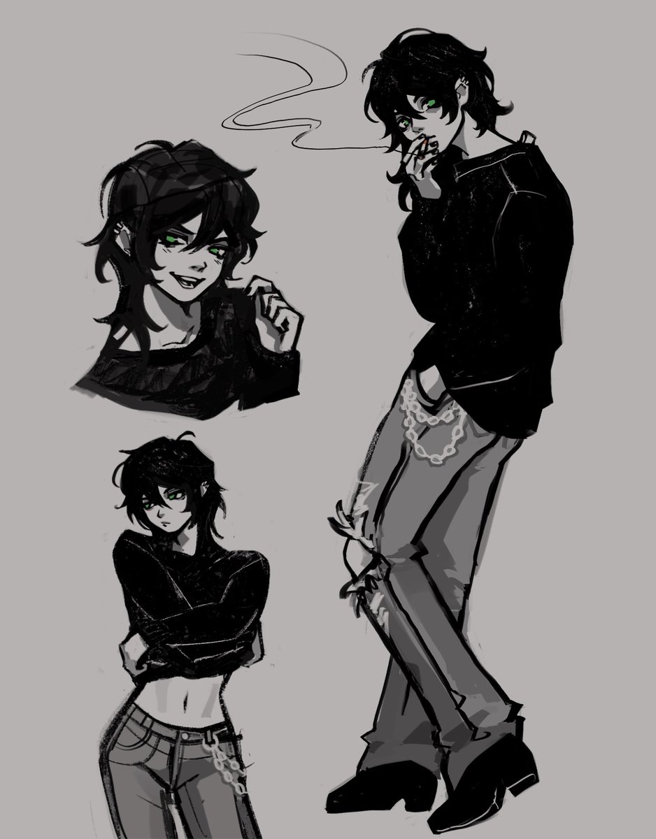 thinking about femdrew with a wolfcut rn #tcoaal