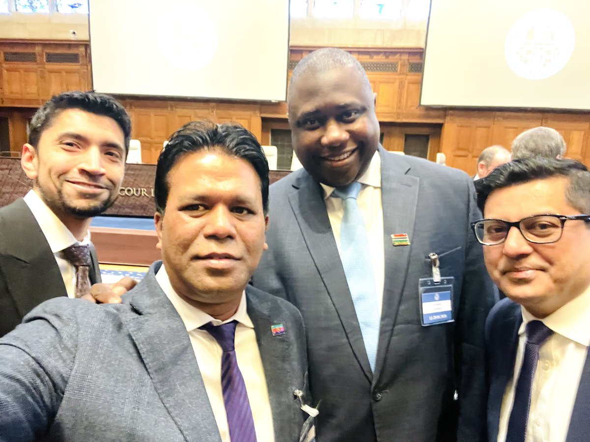 tunkhin80's tweet photo. As The Gambia’s presentation of evidence at the @CIJ_ICJ has ended, on behalf of the #Rohingya community we express our profound thanks to The #Gambia and its legal team, For your  powerful and principled stand . Your courage shows the world that justice and accountability still matter. You have told the truth about our suffering, and the  #MyanmarMilitary’s  responsibility for the genocide against us. 

@MOJ_Gambia, @FoleyHoag

#JusticeForRohingya #RohingyaGenocide #WhatsHappeningInMyanmar