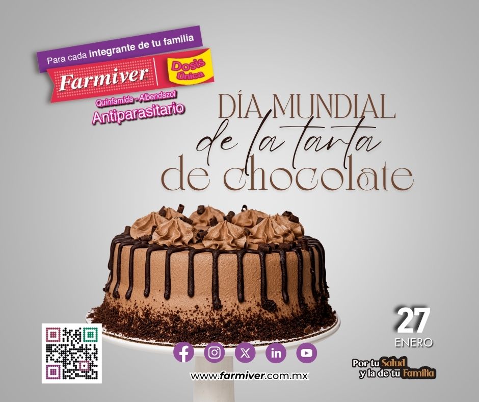 💟 Día de la tarta de chocolate 
 #FarmacosContinentales #EfeméridesFC