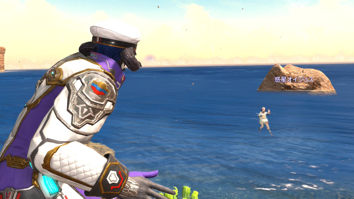 新しい惑星の水質も分かってないのに泳ぐ相棒
.....に驚愕するオスラ君( *´艸｀)

BGMが何かポップだ～！！！