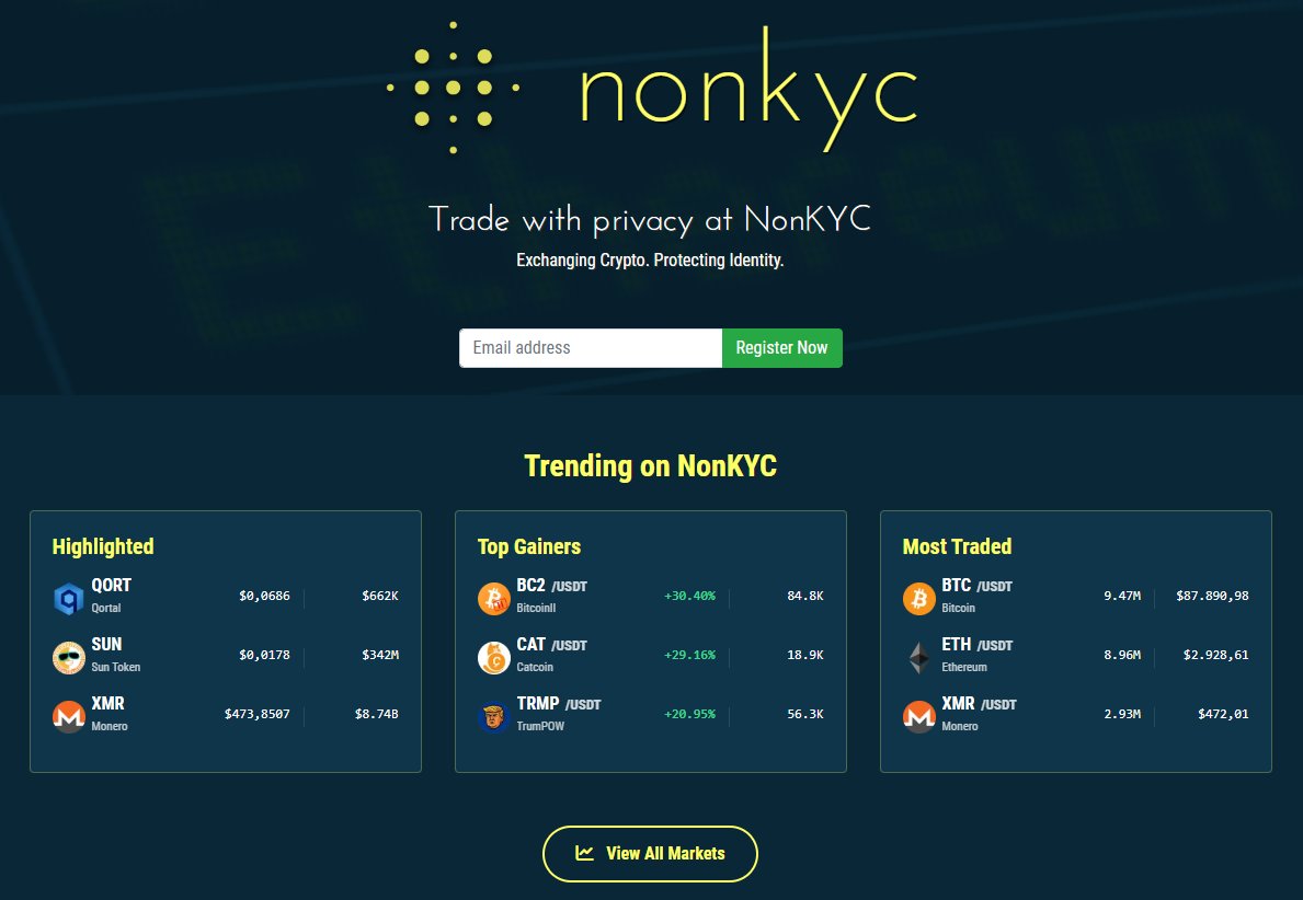 Chris (NonKyc.io Exchange) tweet media