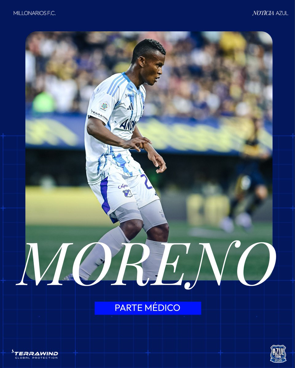 ¡PARTE MÉDICO! 🏥

Ⓜ️ David Mackalister Silva: Molestias en aductores

Ⓜ️ Alex Moreno Paz: Molestias en aductores

#MillonariosSiempreContigo