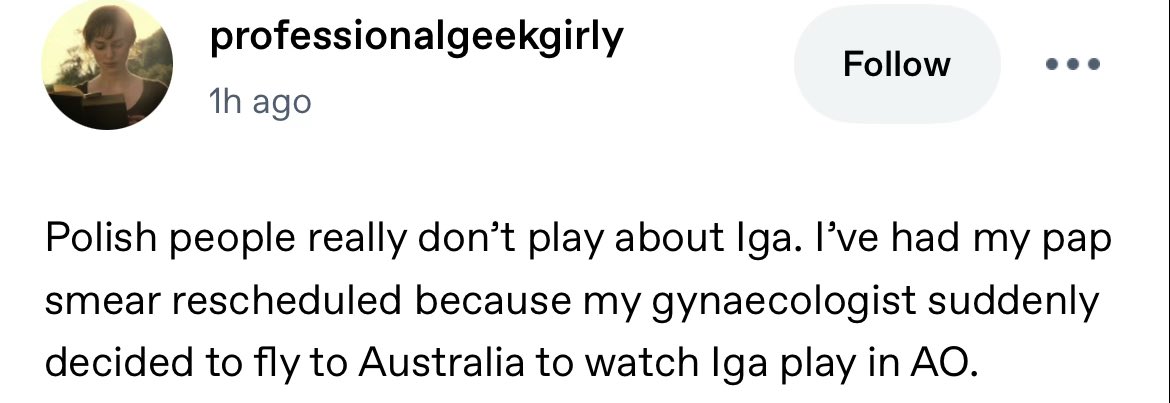 don’t worry iganation we have the power of gynecology on our side in this qf 🙏🏻