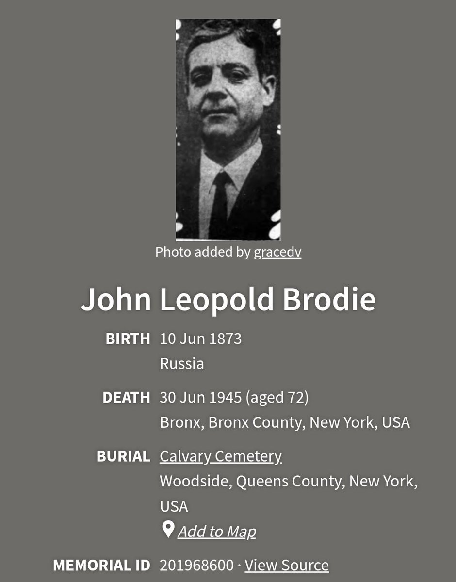 Cryptof3En's tweet photo. Hero JB
6/10/1873 - 6/30/1945

Leopold Janno Braude > John Leopold Brodie

"Brodies Tin hat"

"Worlds Most Famous Hat"

"The War Hero"

"made a fortune in the gold and diamond mines of South Africa"

"reportedly contributed to the development of the "stop and go" traffic light" https://t.co/2u1mOCI1C8